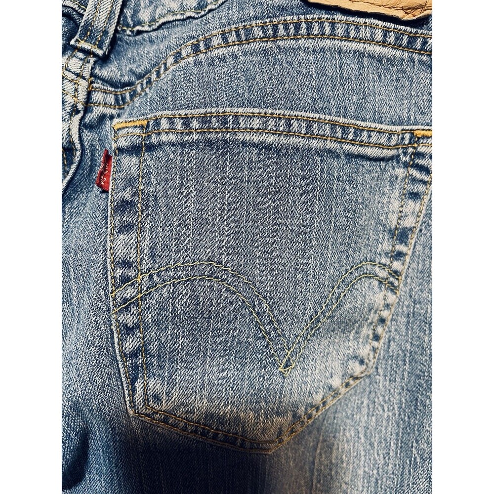 levi's 515 womens boot| cut denim jeans stone Wash Size 18 Medium Y2K - Picture 8 of 10
